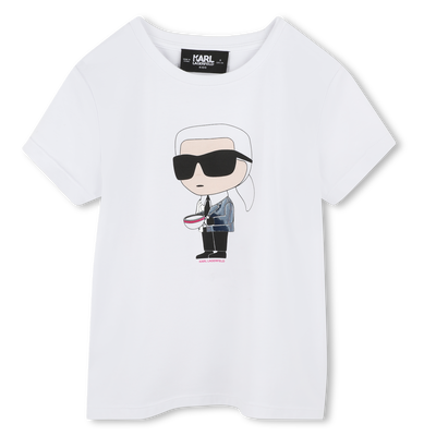 Bedrucktes T-Shirt KARL LAGERFELD KIDS MÄDCHEN