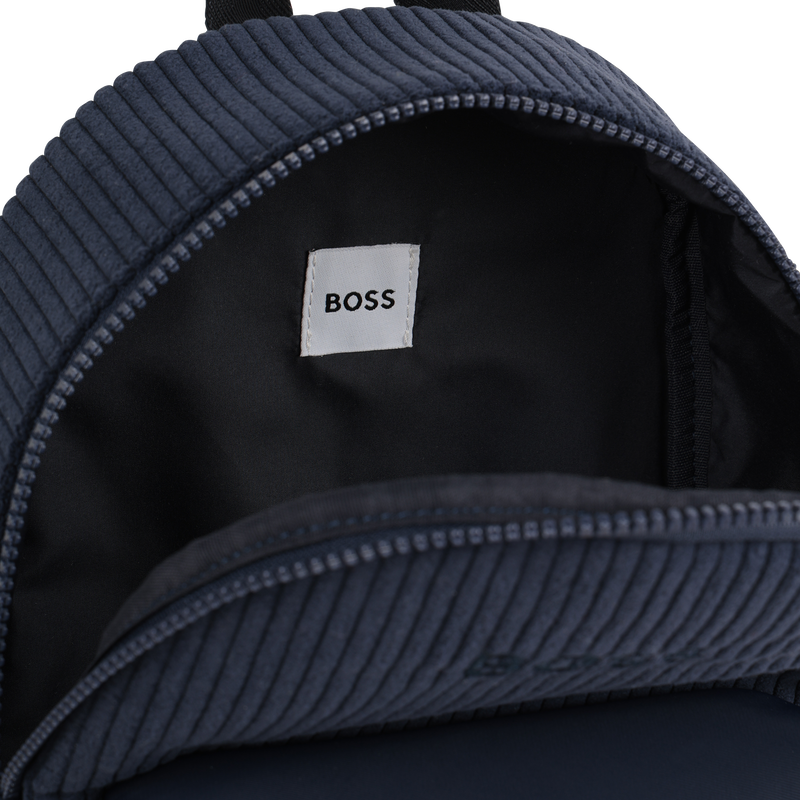 Rucksack aus Cord BOSS 
                        JUNGE