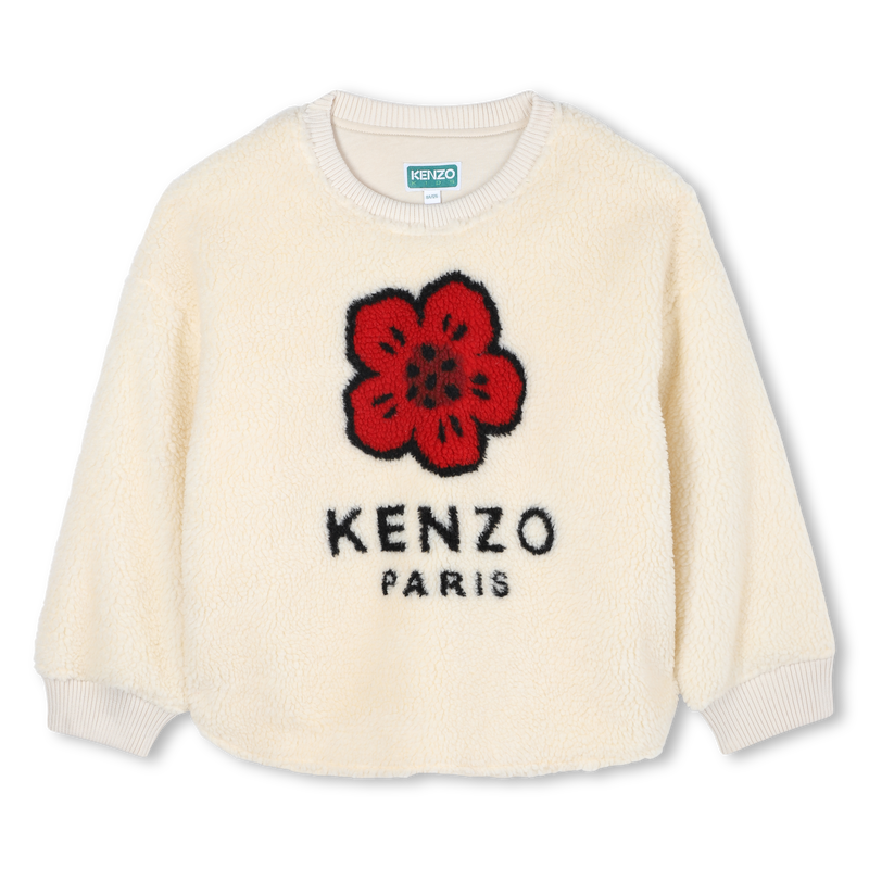 Flauschiges Fleece-Sweatshirt KENZO KIDS 
                        M&Auml;DCHEN