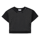 Baumwoll-T-Shirt mit Strass MARC JACOBS 
                    M&Auml;DCHEN