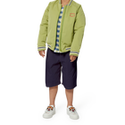 Einfarbige Baumwoll-Bermudas KENZO KIDS 
                    JUNGE