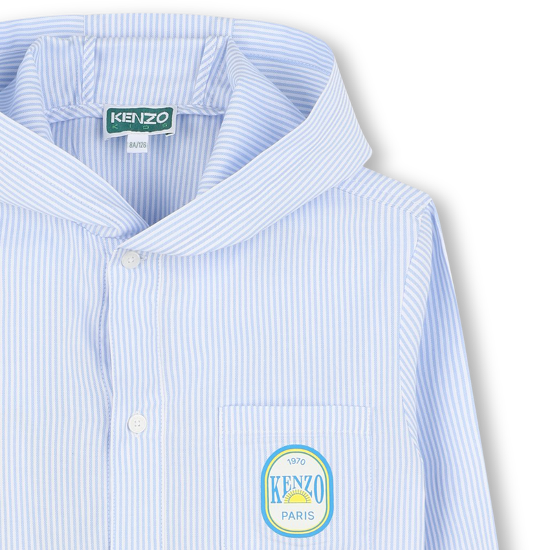 Bedrucktes Kapuzenhemd KENZO KIDS 
                        JUNGE