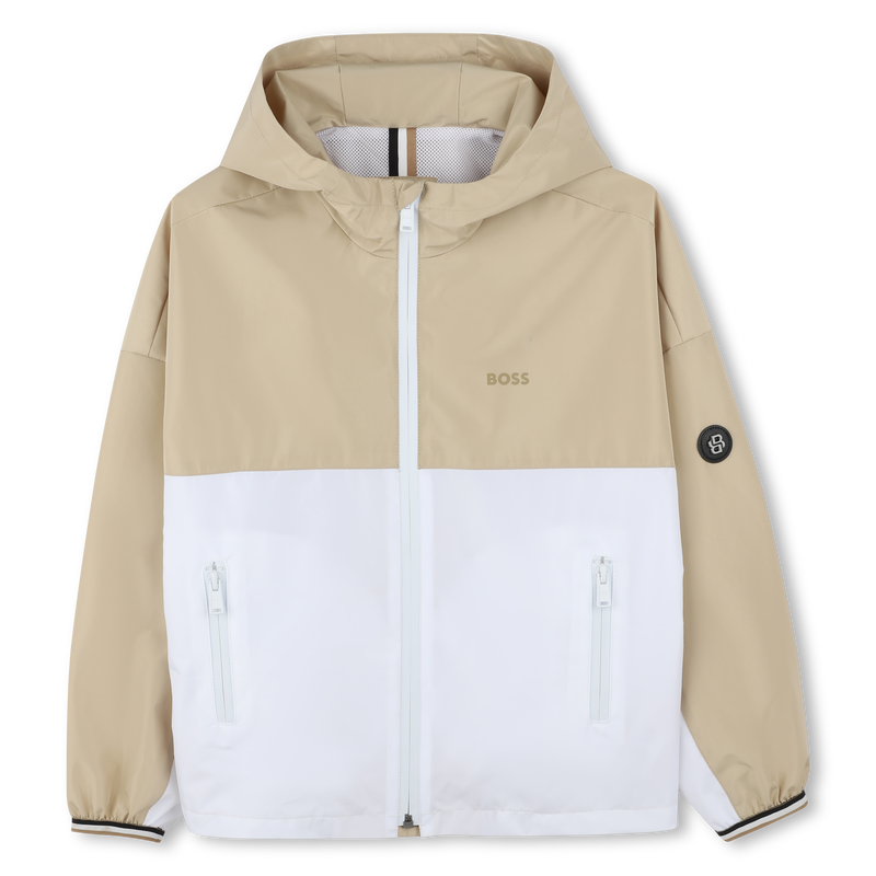 Zweifarbige Windjacke BOSS 
                        JUNGE