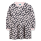 Kleid aus Fleece KENZO KIDS 
                    M&Auml;DCHEN