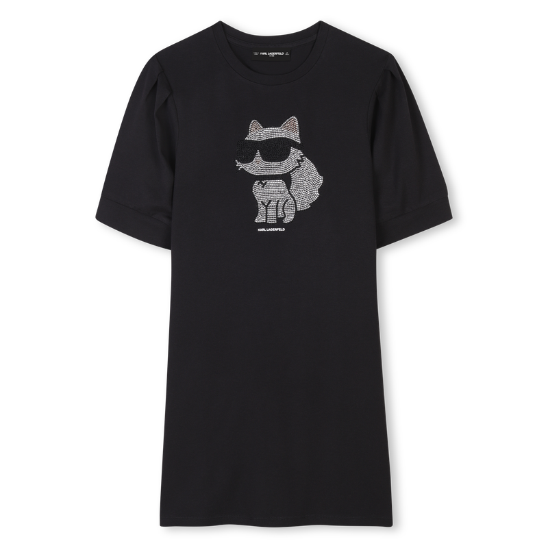 Kurz&auml;rmeliges Kleid KARL LAGERFELD KIDS 
                        M&Auml;DCHEN