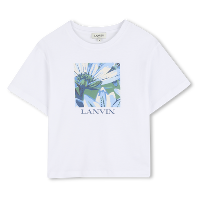 KURZ&Auml;RMELIGES T-SHIRT LANVIN M&Auml;DCHEN