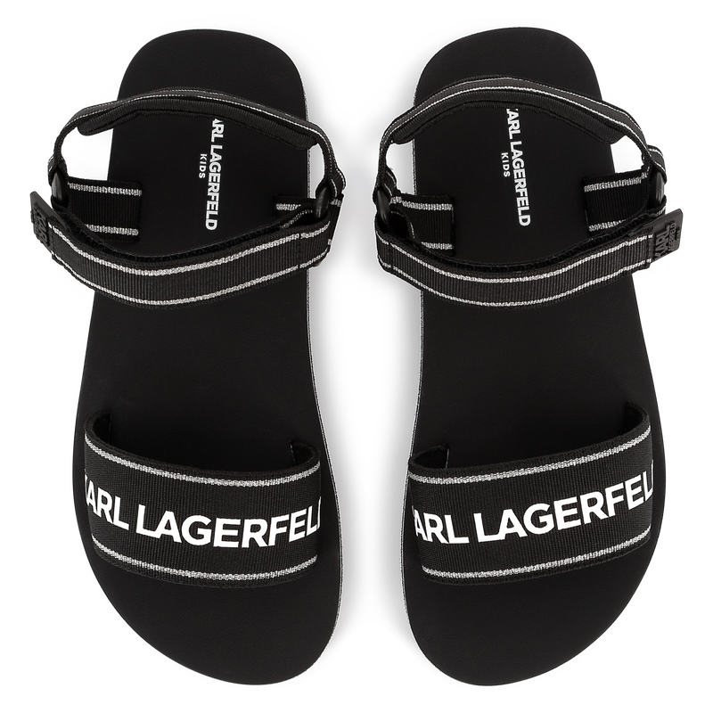 Leichte Klettsandalen KARL LAGERFELD KIDS 
                        M&Auml;DCHEN