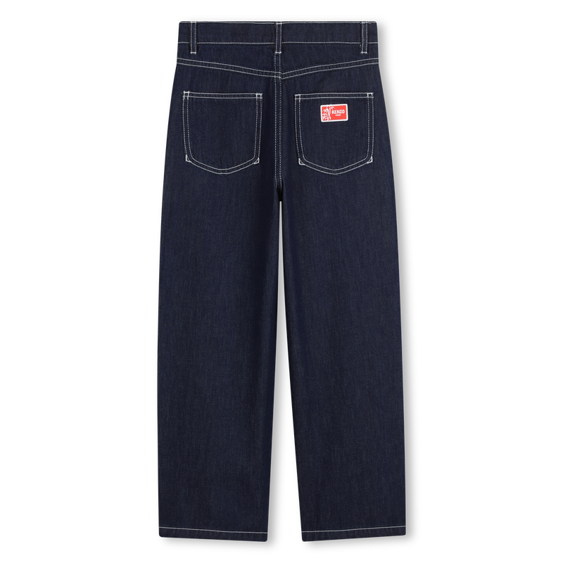 GERADE GESCHNITTENE JEANS KENZO KIDS 
                        JUNGE