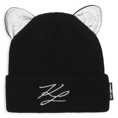 Strickm&uuml;tze KARL LAGERFELD KIDS M&Auml;DCHEN