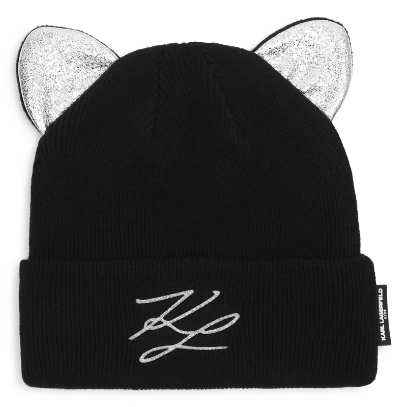Strickm&uuml;tze KARL LAGERFELD KIDS 
                        M&Auml;DCHEN