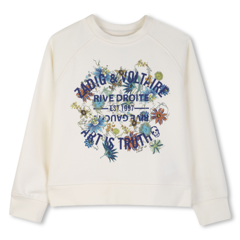 SWEATSHIRT MIT RUNDHALSAUSSCHNITT ZADIG & VOLTAIRE 
                        M&Auml;DCHEN