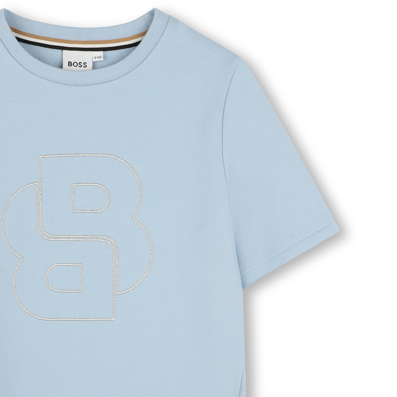 Kurz&auml;rmeliges Kleid BOSS 
                        M&Auml;DCHEN