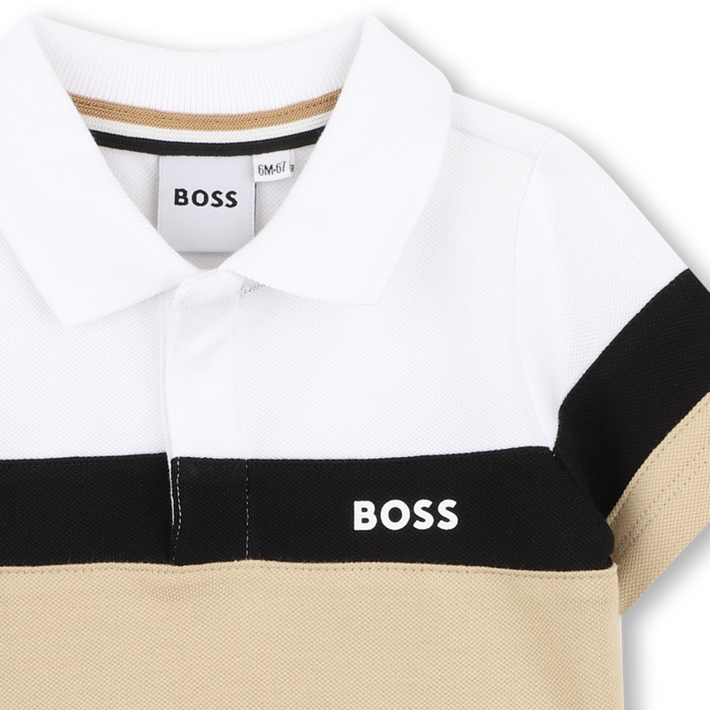 KURZ&Auml;RMELIGES POLOSHIRT BOSS 
                        JUNGE