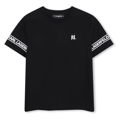 T-Shirt mit kurzen &Auml;rmeln KARL LAGERFELD KIDS JUNGE