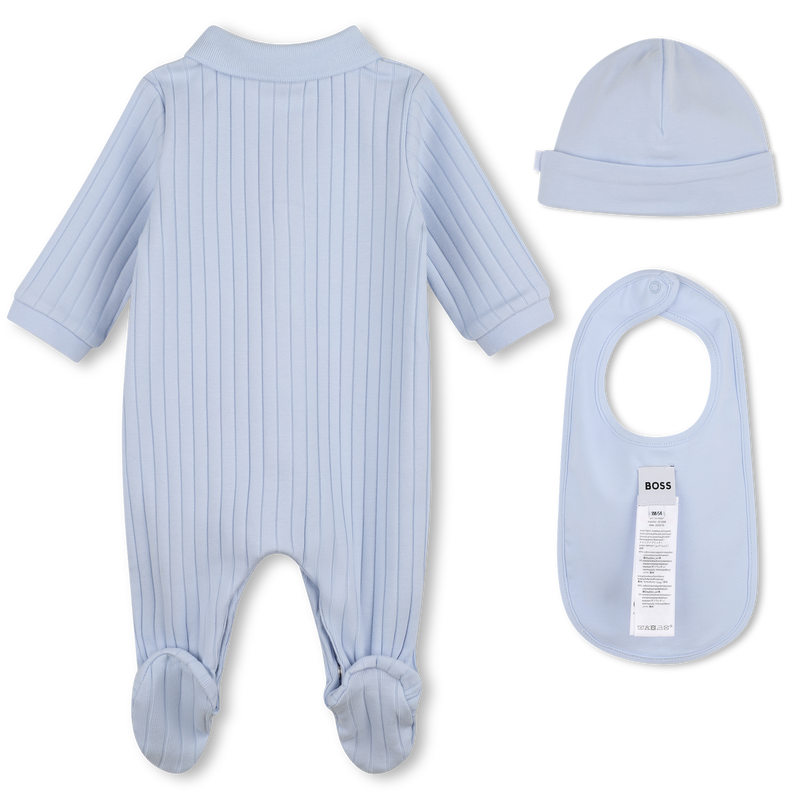 PYJAMA-SET + LATZ + M&Uuml;TZE BOSS 
                        JUNGE