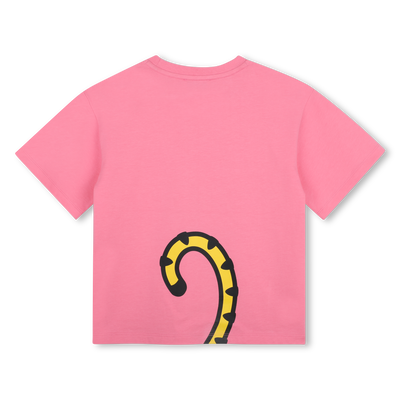 T-Shirt mit kurzen &Auml;rmeln KENZO KIDS M&Auml;DCHEN