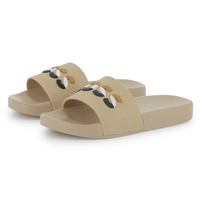 Pantoletten mit breitem Riemen BOSS JUNGE