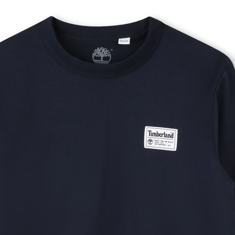 Unifarbenes T-Shirt mit Logo TIMBERLAND 
                        JUNGE
