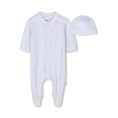 Pyjama und M&uuml;tze mit Druck BOSS JUNGE