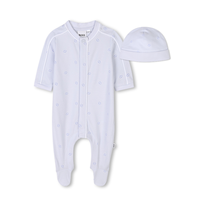 Pyjama und M&uuml;tze mit Druck BOSS 
                        JUNGE