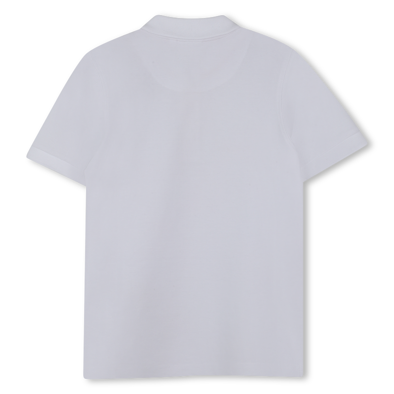 Kurz&auml;rmliges Piqu&eacute;-Poloshirt HUGO 
                        JUNGE