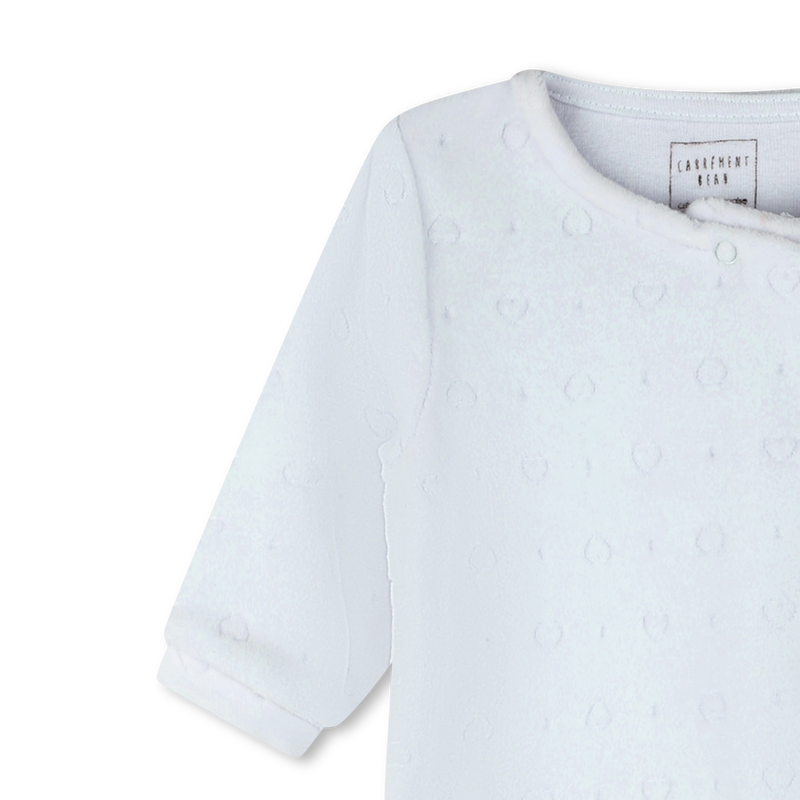 Strampler aus Samt CARREMENT BEAU 
                        M&Auml;DCHEN