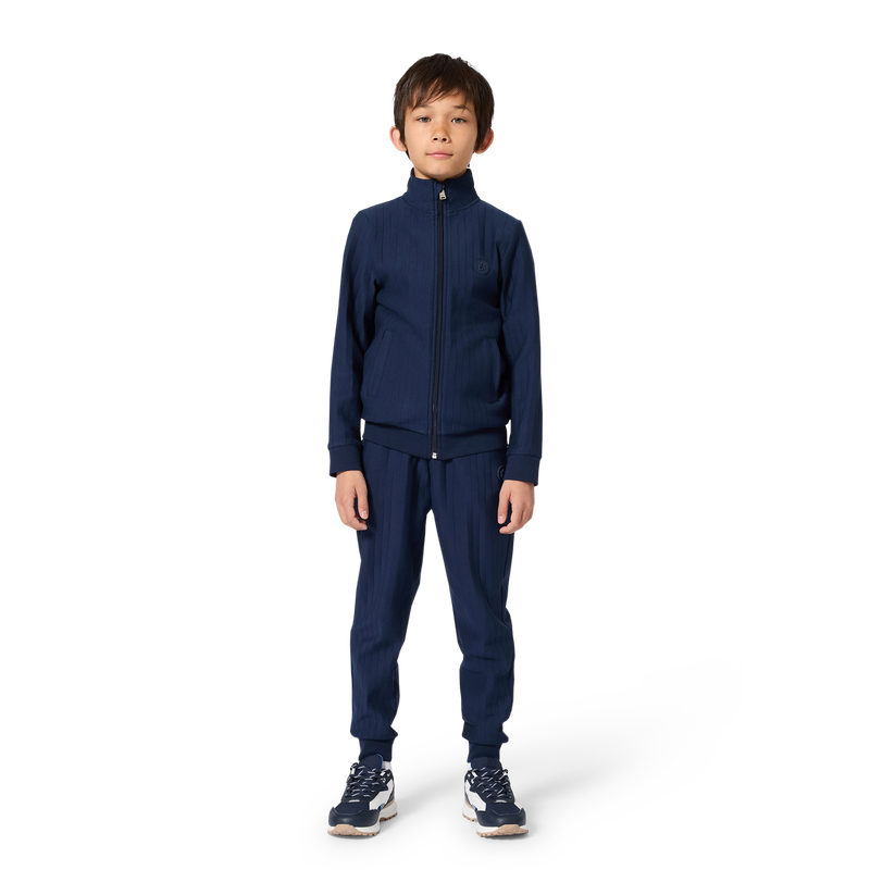 GESTREIFTE STRICKJACKE BOSS 
                        JUNGE