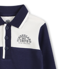Zweifarbiges Poloshirt aus Baumwolle mit geripptem TIMBERLAND 
                    JUNGE