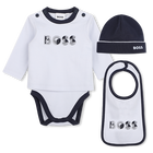 Body, Latzhose und M&uuml;tze Set BOSS 
                    JUNGE