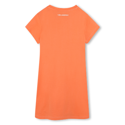 Kurz&auml;rmeliges Kleid KARL LAGERFELD KIDS M&Auml;DCHEN