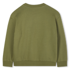 Sweatshirt aus ungeb&uuml;rstetem Fleece KENZO KIDS 
                    JUNGE