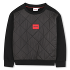 Sweatshirt mit Rundhalsausschnitt HUGO 
                    JUNGE