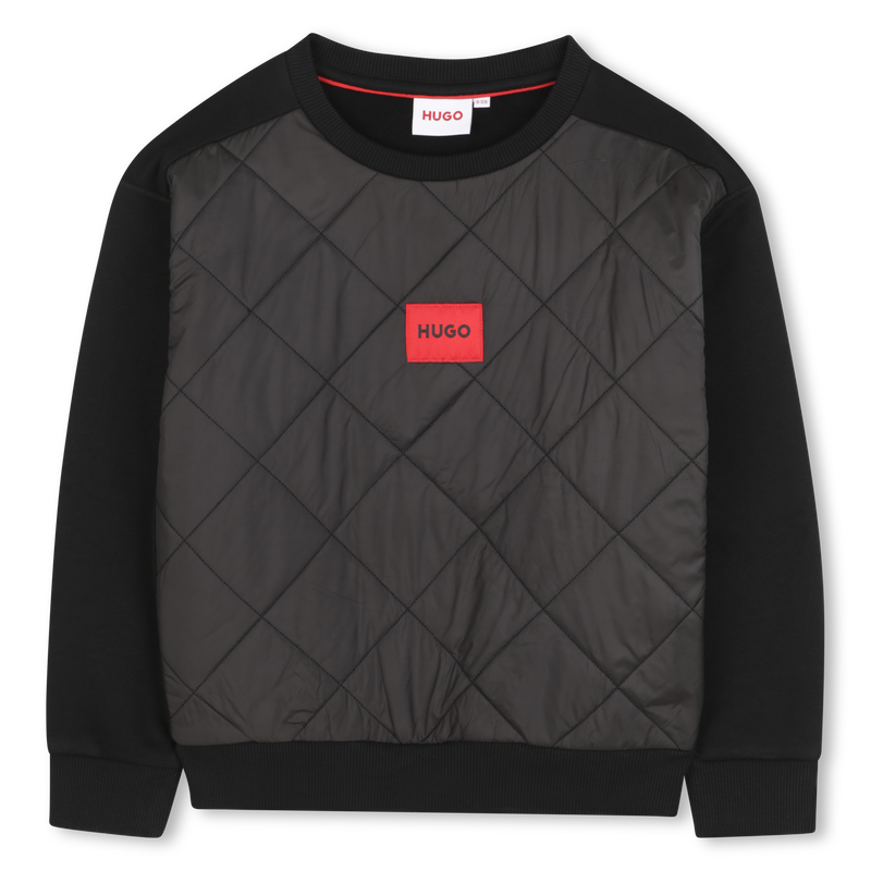 Sweatshirt mit Rundhalsausschnitt HUGO 
                        JUNGE