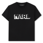 T-Shirt mit kurzen &Auml;rmeln KARL LAGERFELD KIDS 
                    JUNGE