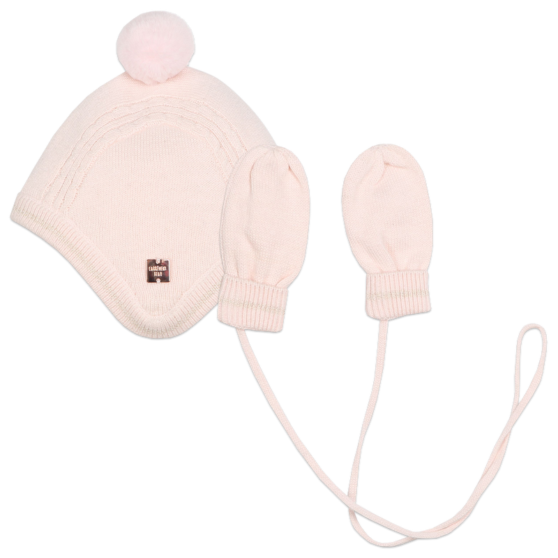 Set mit M&uuml;tze und F&auml;ustlingen CARREMENT BEAU 
                        M&Auml;DCHEN