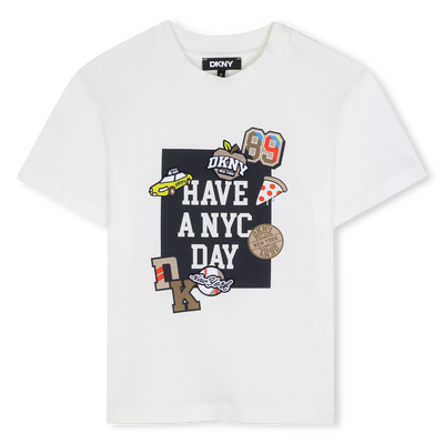 T-Shirt mit kurzen &Auml;rmeln DKNY JUNGE