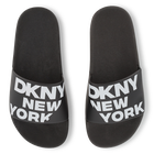 Pantoletten mit Logomotiv DKNY 
                    UNISEX