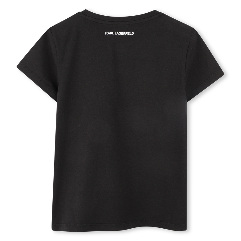 Kurzarmshirt KARL LAGERFELD KIDS 
                        M&Auml;DCHEN