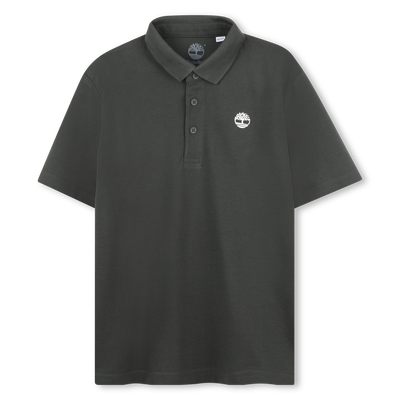 Einfarbiges Poloshirt mit Logo TIMBERLAND JUNGE