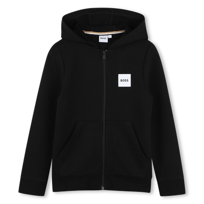 KAPUZENPULLOVER MIT REISSVERSCHLUSS BOSS JUNGE