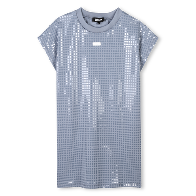 Baumwollkleid mit Pailletten DKNY M&Auml;DCHEN