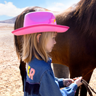 Westernhut mit Bommeln BILLIEBLUSH 
                    M&Auml;DCHEN