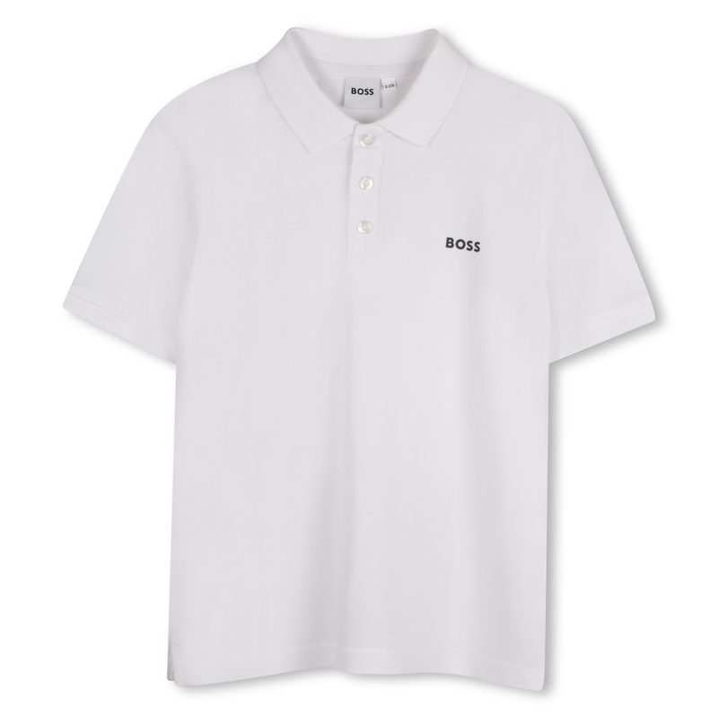 Baumwoll-Poloshirt mit Logo BOSS 
                        JUNGE