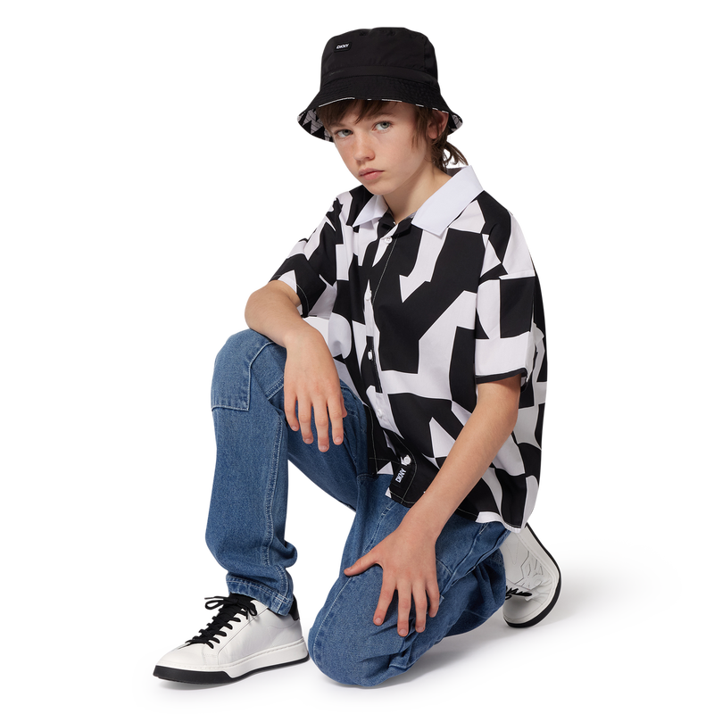 Ledersneaker mit Schn&uuml;rung DKNY 
                    UNISEX