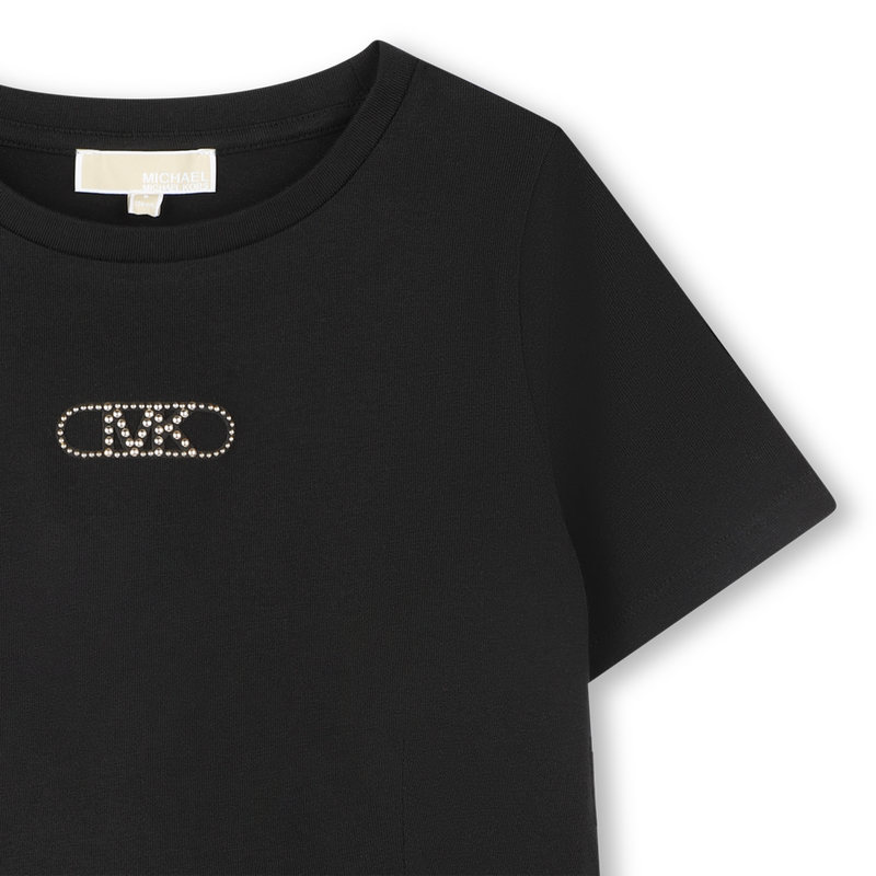 Kurz&auml;rmliges Baumwoll-T-Shirt MICHAEL KORS 
                        M&Auml;DCHEN