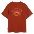 Baumwollshirt mit Stickerei BOSS 
                    JUNGE