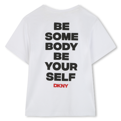 Kurzarm-T-Shirt aus Baumwolle DKNY UNISEX