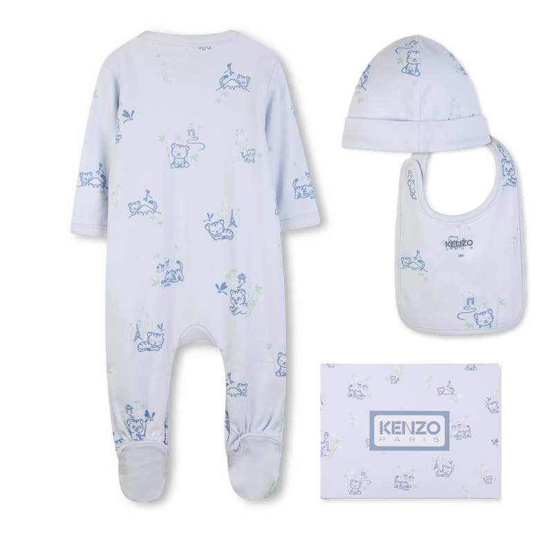 PAJAMA, HUT UND L&Auml;TZCHEN SET KENZO KIDS 
                        JUNGE