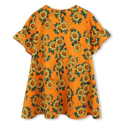 Kleid mit Sonnenblumen KENZO KIDS M&Auml;DCHEN