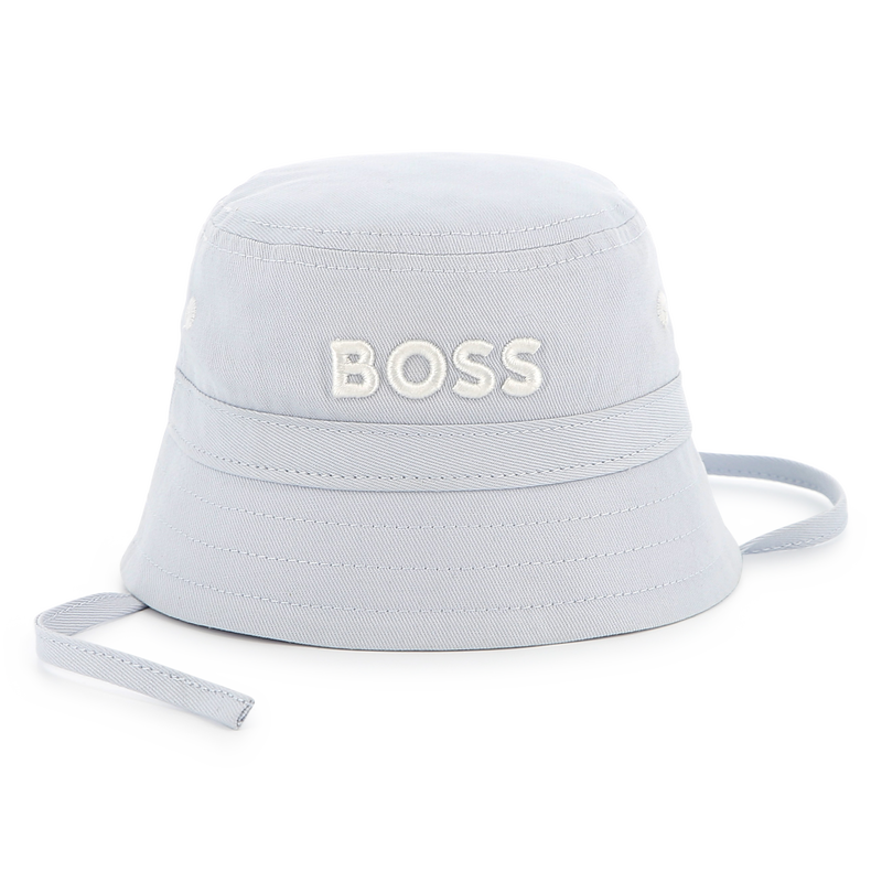 Baumwoll-Sonnenhut mit B&auml;ndern BOSS 
                        JUNGE